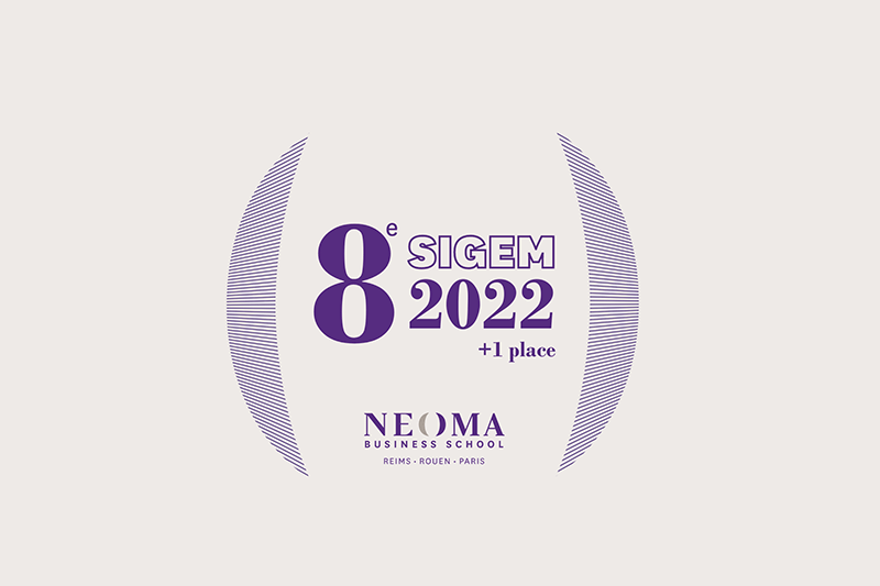 法国诺欧商学院(NEOMA Business School)在 SIGEM2022排名中位于前列